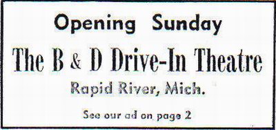 B & D Drive-In Theatre - B D Teaser From Andrew Wilson